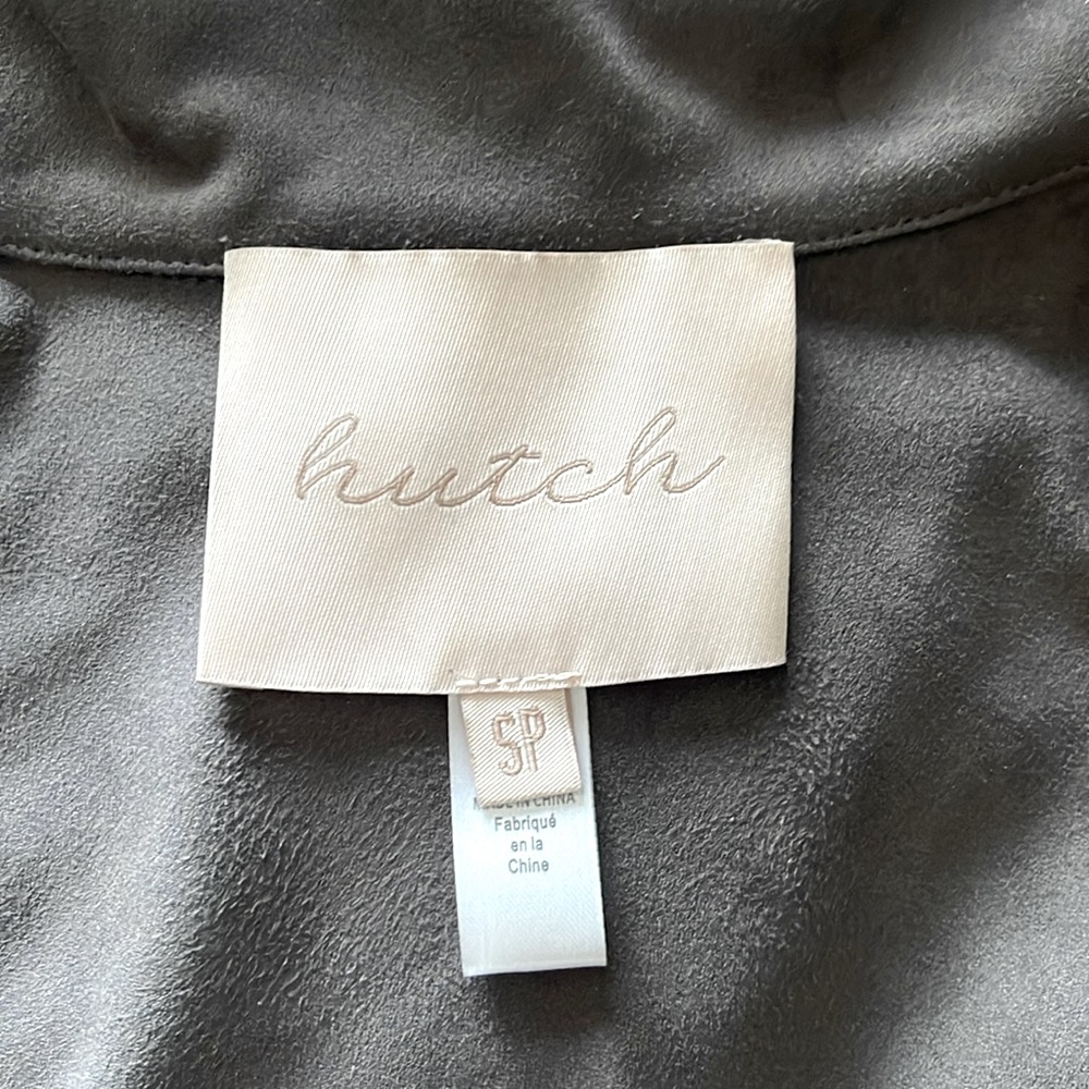 Hutch Faux Suede Leather Moto jacket - Picture 6 of 8